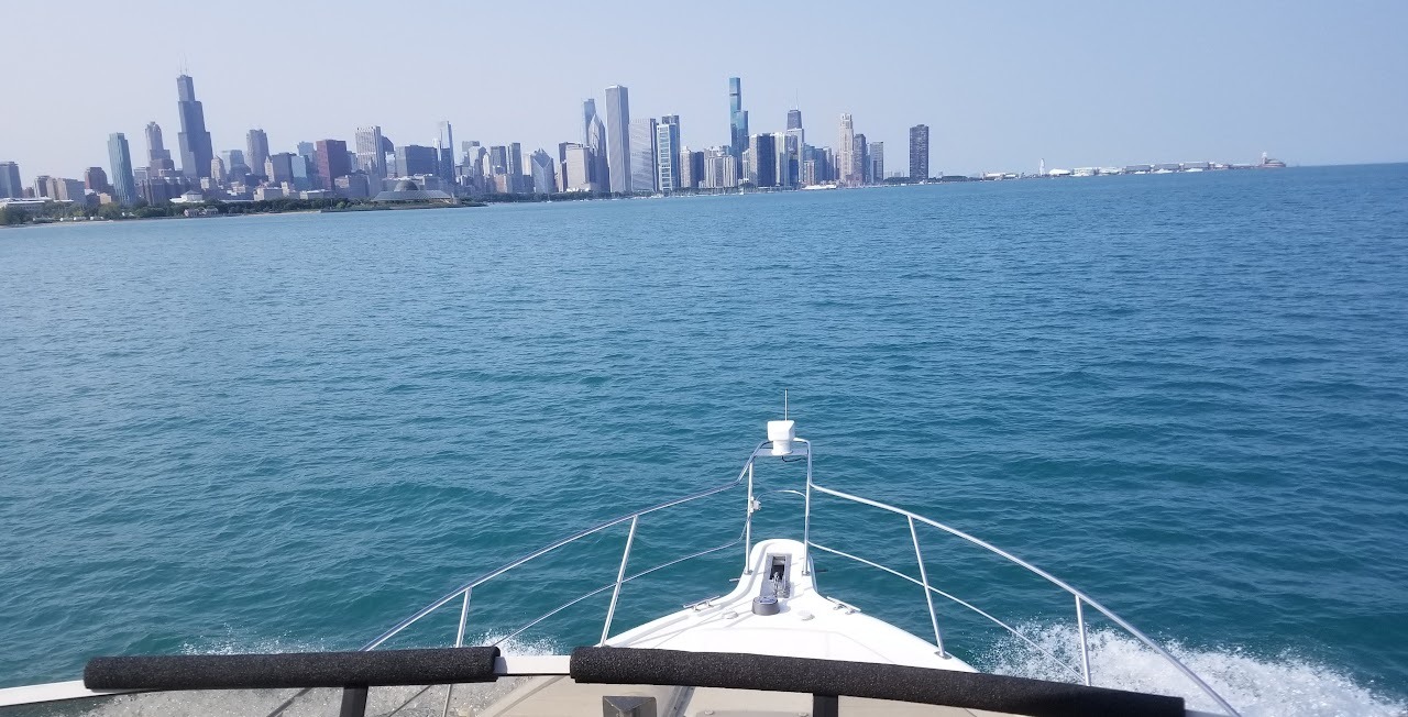Yacht captain helm controls